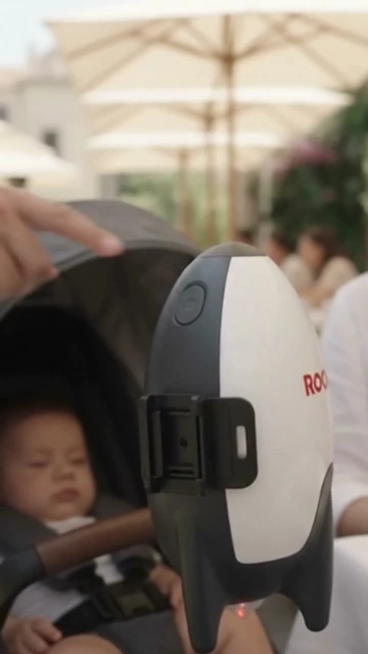 Rockit stroller rocker featured in the advertisement